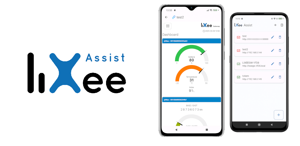 Application LiXee-Assist pour configuration mobile