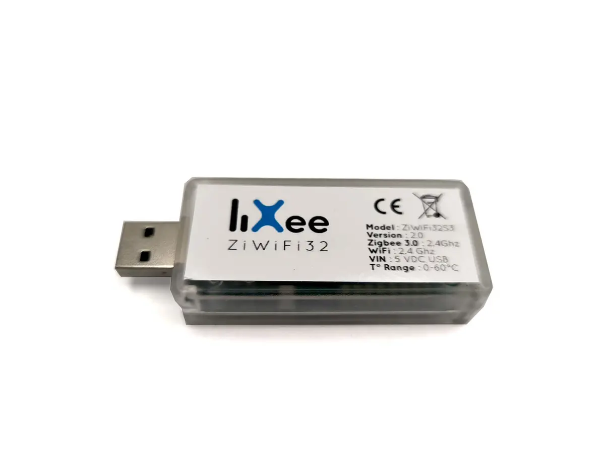 Passerelle LiXee-Box ZiWiFi32S3 : dongle USB Zigbee 3.0 et WiFi conçu par Lixee